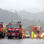 Fuel Tanker RTC at on the A38 at Tideford, December 12th, 2012. Fuel Tanker RTC at on the A38 at Tideford, December 12th, 2012.