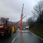 Fuel Tanker RTC at on the A38 at Tideford, December 12th, 2012. Fuel Tanker RTC at on the A38 at Tideford, December 12th, 2012.