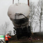 Fuel Tanker RTC at on the A38 at Tideford, December 12th, 2012. Fuel Tanker RTC at on the A38 at Tideford, December 12th, 2012.