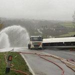 Fuel Tanker RTC at on the A38 at Tideford, December 12th, 2012. Fuel Tanker RTC at on the A38 at Tideford, December 12th, 2012.
