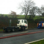 Fuel Tanker RTC at on the A38 at Tideford, December 12th, 2012. Fuel Tanker RTC at on the A38 at Tideford, December 12th, 2012.