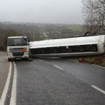 Fuel Tanker RTC at on the A38 at Tideford, December 12th, 2012. Fuel Tanker RTC at on the A38 at Tideford, December 12th, 2012.