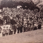 Baptist Church and Launceston Town Band at Madford in 1928. Baptist Church and Launceston Town Band at Madford in 1928.