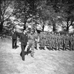 King George inspecting the Stoke Climsland Home Guard in May 1942. King George inspecting the Stoke Climsland Home Guard in May 1942.