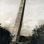 Launceston Brick Works Chimney being demolished in 1954. Launceston Brick Works Chimney being demolished in 1954.