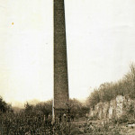 Launceston Brick Works Chimney in 1954. Launceston Brick Works Chimney in 1954.