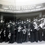 Launceston Town Band at Exeter Central Station. Launceston Town Band at Exeter Central Station.